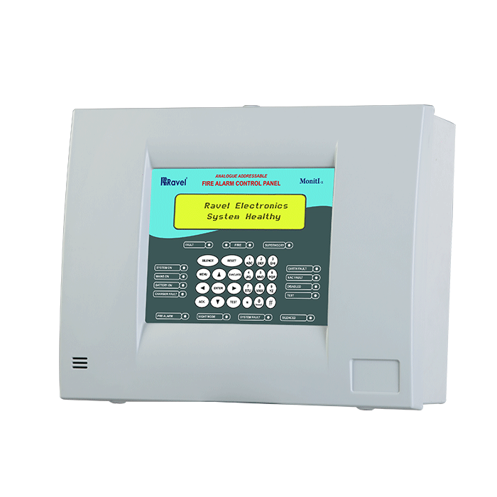 Single Loop Analogue Addressable Ravel Fire Alarm System Panel